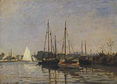 Claude Monet Pleasure Boat,Argenteuil (san31) oil painting image